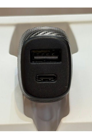 Taks 5cp02s Taks Cp02 Duo 48w Pd/qc Usb-c+usb-a Araç Hızlı Şarj Aleti Siyah