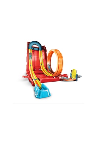 Hot Wheels Track Builder Benzin Bidonu Akrobasi Seti Hdx78