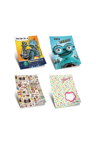 Çınar 60 Yaprak Çizgisiz A5 Okul Defteri Karton Kapak