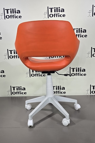 Monaco Çalışma Kesim Çocuk Koltuğu Beyaz Ayak Turuncu