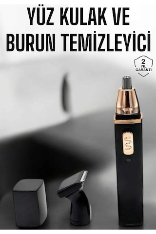 Seyahat Tipi Mini Taşınabilir Siyah Burun Kulak Yanak Kıl Tüy Temizleme Makinesi