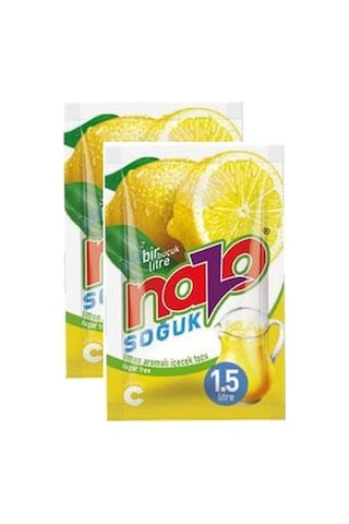 Nazo Limon Aromalı İçecek Tozu 24 x 9 G