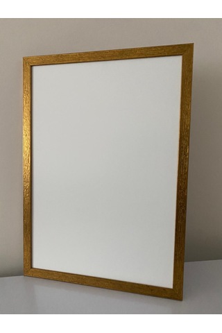 35x50 Gold Kabartmalı Boş Hazır Kullanıma Uygun Çerçeve