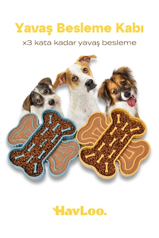 Slow Feeder Köpekler İçin Yavaş Besleme Mama Kabı