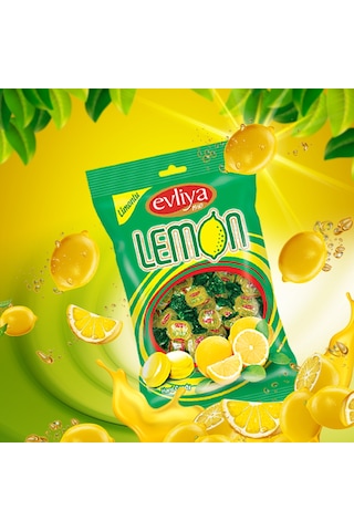 Evliya Şekerleme Limon Aromalı Şeker 350 G