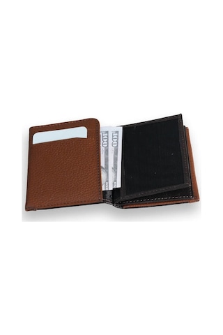 Guard Kahverengi - Taba Çift Renk Bölmeli Hakiki Deri Kartlık Erkek / Kadın P1309 Kahverengi