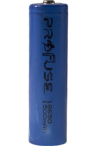 Profuse 1500 mAh 3.7 V Başlı 18650 Li-Ion Şarj Edilebilir Pil