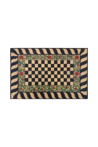 Vena Vintage Dama Paspas - Dış Kapı Paspası Kapı Önü Paspası 40x6 Çelik Taban Paspas-8 Vena Vintage Dama Paspas - Dış Kapı Paspası Kapı Önü Paspası 40x6 Çelik Taban Paspas-8
