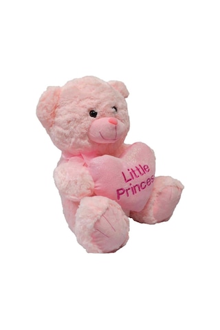 Prens ve Prenses Kalpli Ayı Peluş 45 Cm 62354