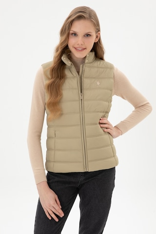 U.s. Polo Assn. Kadın Açık Haki Yelek Dokuma 50311989-vr183 Acık Hakı