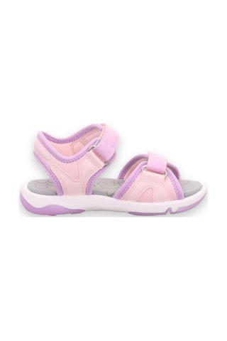 Superfit 009540 Pebbles Günlük Pembe Kız Çocuk Sandalet Beyaz Çok Renkli