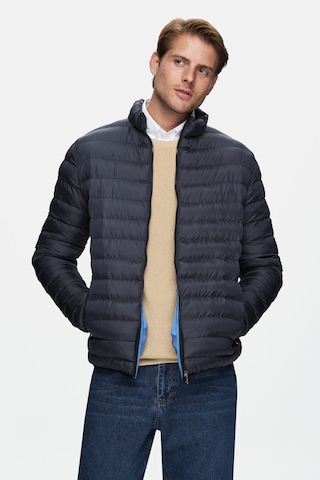Ucla Northwın Lacivert Fermuarlı Ve Cepli Polyester Standard Fit Erkek Mont - Lacivert