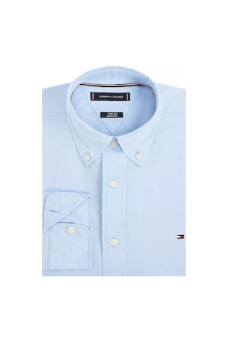 Erkek Th Logolu Rahat Gömlek - Mavi Sweet Blue