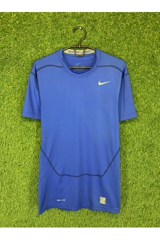 Nike Pro Combat Dri Fit Tişört Mavi - Nike Mavi Body Tişört