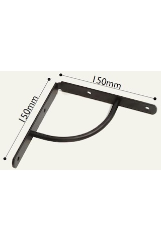 Raf Altı Metal 15 15cm 2 Adet 001