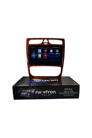 Mercedes C Class 2002-2004 Newfron 6-64 Tam Profesyonel Oem Multimedia 9"