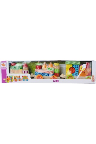 Eichhorn Işıklı Sesli Ahşap Tren 59cm
