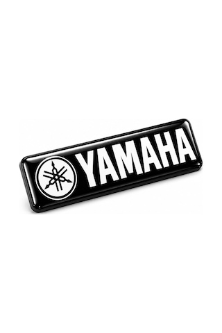 Yamaha Damla Etiket 3d Reçine Logo Sticker Oto Araç İçi Dekoratif Aksesuar 6x1,5 Cm