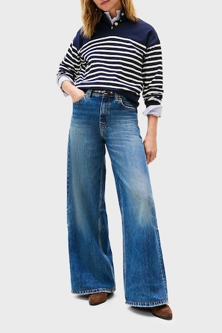 Tommy Hilfiger Bayan Kazak Ww0ww47467 0fı Lacivert-beyaz Lacivert-beyaz