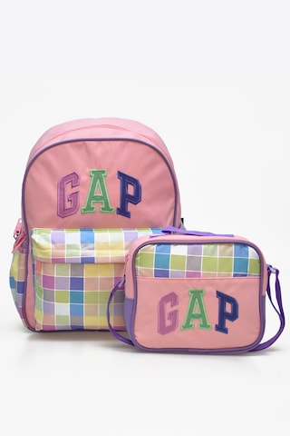 Gap Kız Çocuk 2'li Okul Seti İlkokul Çantası Ve Beslenme Çantası Seti 12800 Pembe