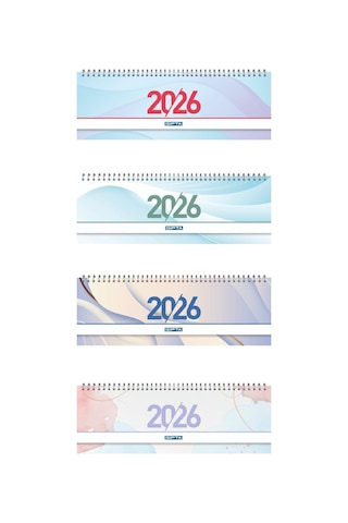 Gıpta 2026 Spiralli Masa Takvimi 12x33 Cm 1 ADET