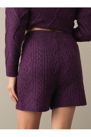 Xint Mor Regular Fit Triko Şort 850855