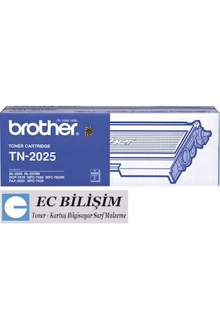 Brother Tn2025 Siyah Toner Brother Tn2025 Siyah Toner
