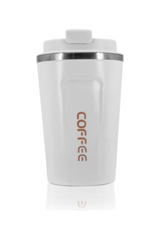 380ml Kahve Kupası Sızdırmaz Yalıtımlı Termal Kupa Araba Taşınabilir Seyahat Kahve Kupası Paslanmaz Çelik