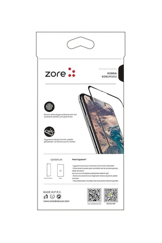 Apple Uyumlu iPhone Xs Max 6.5 Zore Kobra Ekran Koruyucu
