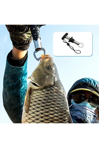 Bauer Balıkçı Aksesuar Seti Paslanmaz Pense Ve Balık Tutucu Fish Grip