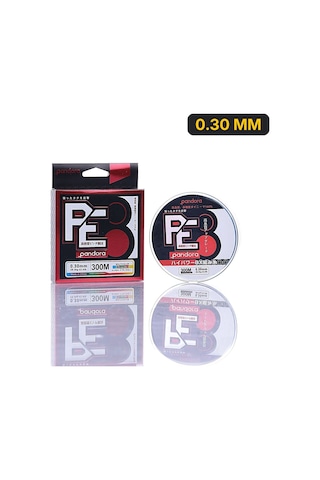 Pandora Pe 8x 300 Mt Multicolor İp Misina 0.30 mm
