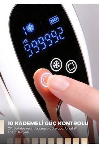 Bhrl-15 Ipl Lazer Epilasyon Cihazı Buz Soğutmalı, 10 Seviye, Kablosuz & Kablolu