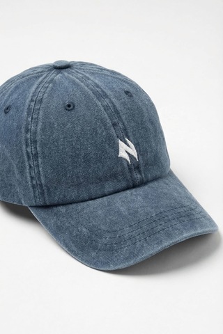 Woneagle Vintage Yıkamalı Unisex Mavi Denim Şapka Kot Mavi Kot Mavi