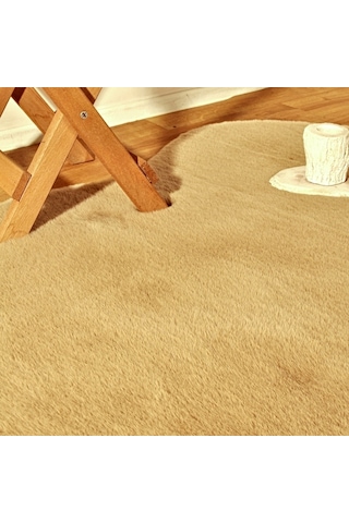 Tappeto Re x  Tavşanı Çift Kafa Post Camel (22 mm Tüy)-60 x 100