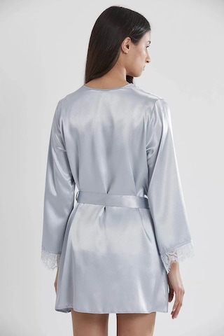 Pierre Cardin 2490 Bayan Sabahlıklı Saten Şort Takım Mist
