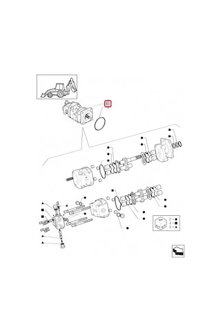 87743513 Case Newholland Casappa Hidrolik Pompa Dişli