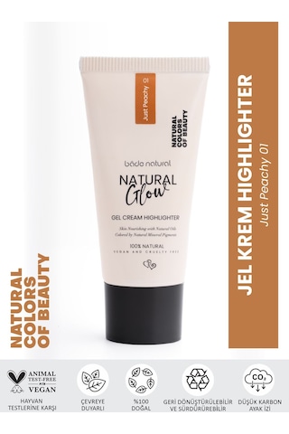 Bade Natural Jel Krem Highlighter Just Peachy 01 %100 Doğal