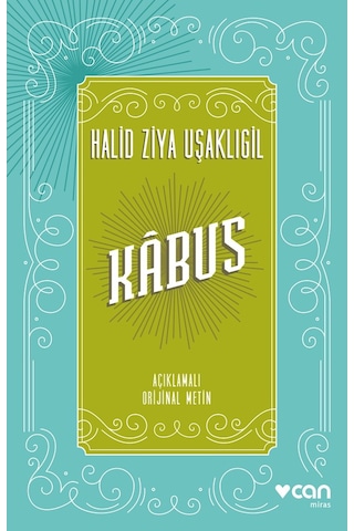Kâbus - Halit Ziya Uşaklıgil - Can Yayınları