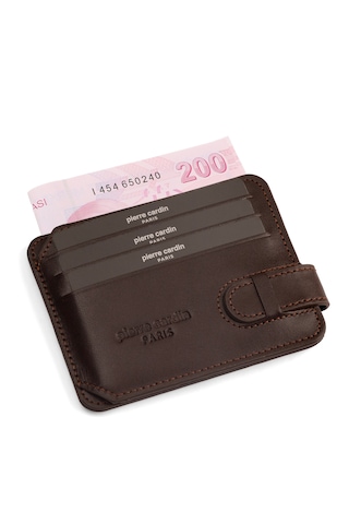 Pierre Cardin Kahve Analin Unisex Deri Kartlık 0777k8n Kahve-analin