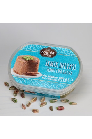 Lokum Atölyesi Antep Fıstıklı İrmik Helvası 500 G