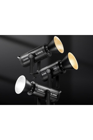 Godox Sl200ııı Led Video Işığı 200w 5600k Yüksek Crı 96+ Sessiz Fan 8 Özel Efekt Desteği-119368