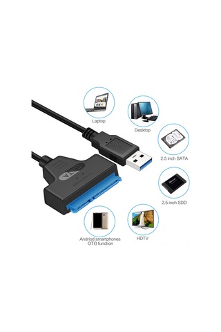 Geekyou Usb 3.0'dan Sata Iıı'ye Dönüştürücü Kablosu - 2.5 İnç Ssd Ve Hdd İçin 6gbps Hızlı Veri Transferi