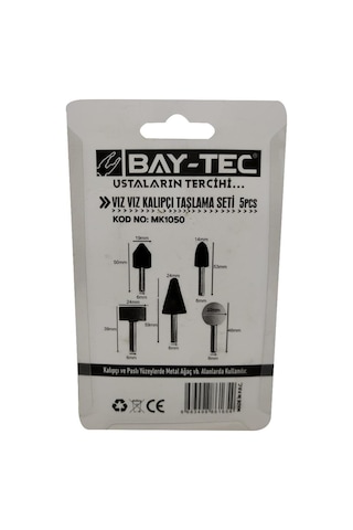 Bay-tec Vız Vız Kalıpçı Taşlama Seti 5 Parça