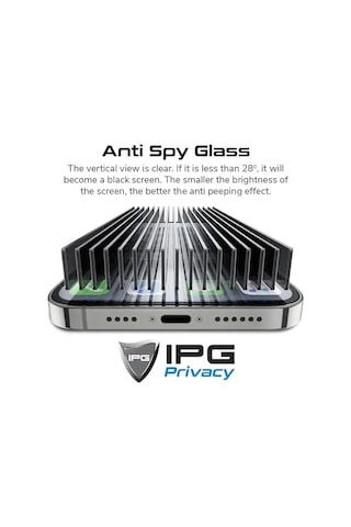 Watch Fit 4 Pro İçin Ipg Privacy Gizlilik Anti-spy Ekran Koruyucu 2 Adet , Mat, Parmak İzi Bırakmaz, Yandan Görünmeyi Engeller