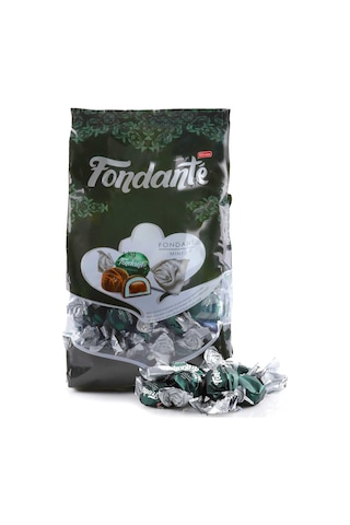 Fondante Çikolata Dolgulu Naneli 1000 Gr. (1 Poşet)