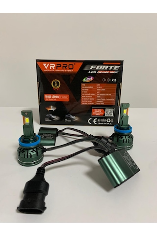 Forte H11 Led Far Ampulü 60w 18bin Lümen 12-24v Uyumlu