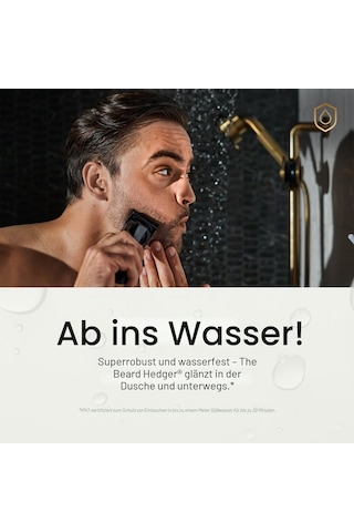Manscaped Beard Hedger , Sakal Düzeltici/sakal Düzeltici, 20 Uzunluk Ayarı, Hassas Düzeltme İçin Paslanmaz Çelik T Bıçağı, 60 Dakika Kablosuz Çalışma Süresi, Su Geçirmez