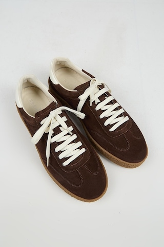 Krahe Palminteri 2 Erkek Hakiki Deri Bağcıklı Kahve-ekru Sneakers