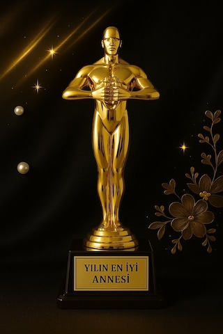 Dekoratif Hediye Sevgiliye Eşe En İyi Anneye Sevdiklerinize Yılın En İyi Annesi Biblosu Ödül Kupası Dekoratif Obje