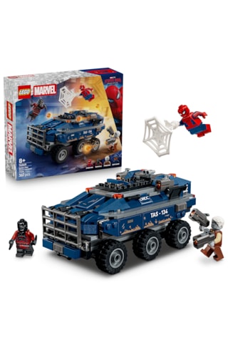 LEGO® ǀ Marvel Örümcek Adam Hapishane Nakliye Aracı Takibi 76349 - 8+ Yaş için 4 Minifigür İçeren Oyuncak Yapım Seti (367 Parça)